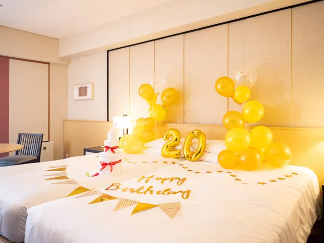 【誕生日サプライズ】バルーンデコレーションをお願いできる 京都のホテル